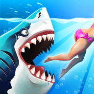 down Hungry Shark World(Mod Menu)