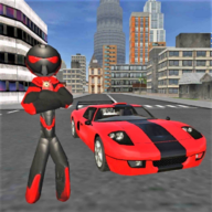 down Stickman Rope Hero(Mod Menu)