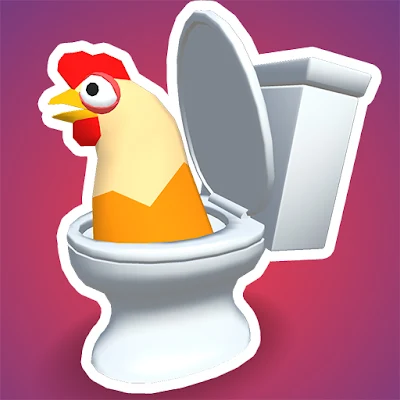 down Toilet Chicken