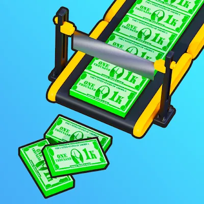 down Money Print
