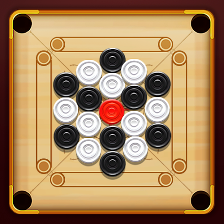 down Carrom Board Game