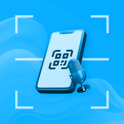 down QR Scan Voice Record