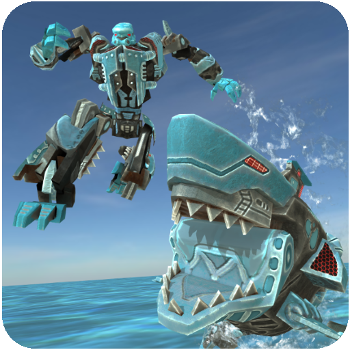 down Robot Shark(Unlimited Upgrade)