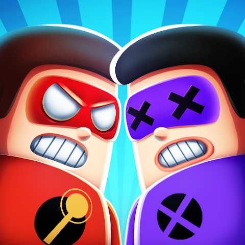 down The Superhero League(Unlocked All Skins)