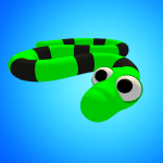 down Wriggly Snake(Unlimited Apples)