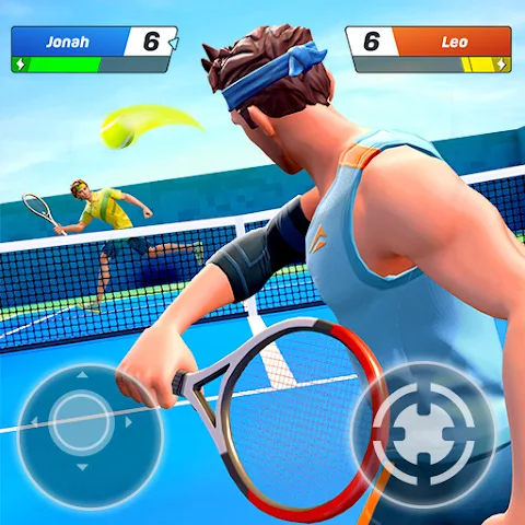 down Tennis Clash(Mega Menu/Unlimited Gems)