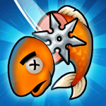 down Ninja Fishing(Unlimited Money)