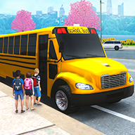 down School Bus Simulator Driving(Unlimited Money)