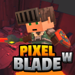 down Pixel Blade W(One Hit)
