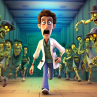 down Zombie Hospital Tycoon(Unlimited Money)