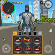 down Rope Hero: Cheatground MOD