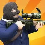 down Snipers vs Thieves(God Mode)