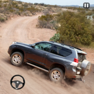 down Offroad Pradoo Luxury Suv Drive