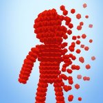 down Pixel Rush(Unlimited Stars)