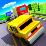 down Blocky Highway(Unlimited Money)