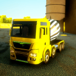 down Cement Truck Simulator(Unlimited Money)
