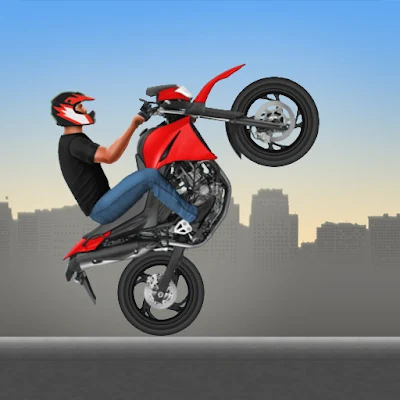 down Moto Wheelie 3D(Unlimited Resources)