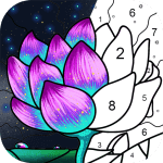 down Paint by Number Coloring(Unlimited Hints)